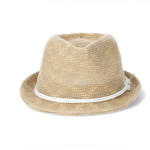 🔴 3/$12 Wonder Nation Boy’s Stylish Beige‎ Fedora Hat with Rope Trim! NWT!